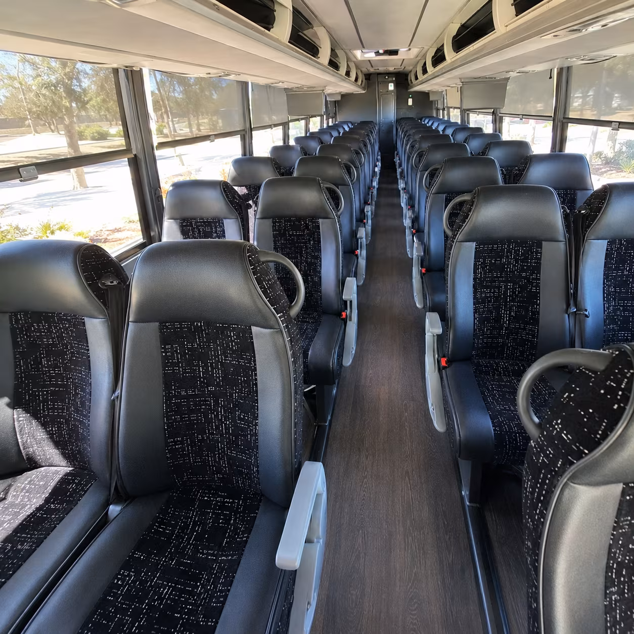 wichita falls charter bus interior